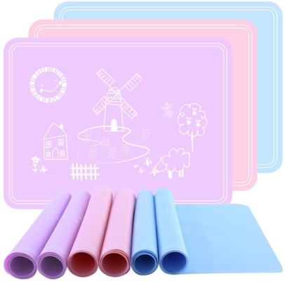제품 매트, Rollable 실리콘 Placemat 판이 정연한 실리콘에 의하여 농담을 합니다