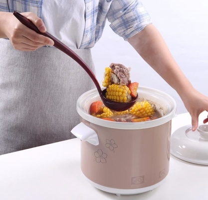 목제 곡물 표면 긴 손잡이 음식 급료 실리콘 수프용 숟가락 부엌 공구