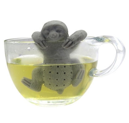 동물성 나태는 자유로웠던 회색 색깔 음식 급료 실리콘 차 infuser BPA를 형성했습니다