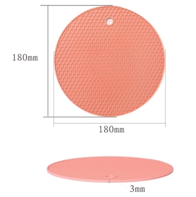 Thikcened 핵심 실리콘 기구, 실리콘 먹이는 매트 3MM 반대로 박테리아
