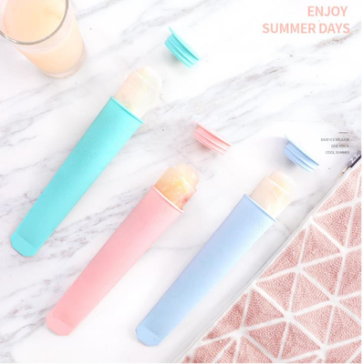 노르딕 경기 컬러 DIY 아이스크림 실리콘 아이스크림은 Lid로 상업적 식품 등급을 성형합니다